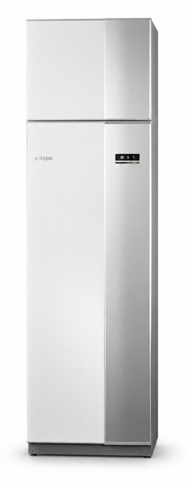 NIBE F750 frånluftsvärmepump, vit inneenhet