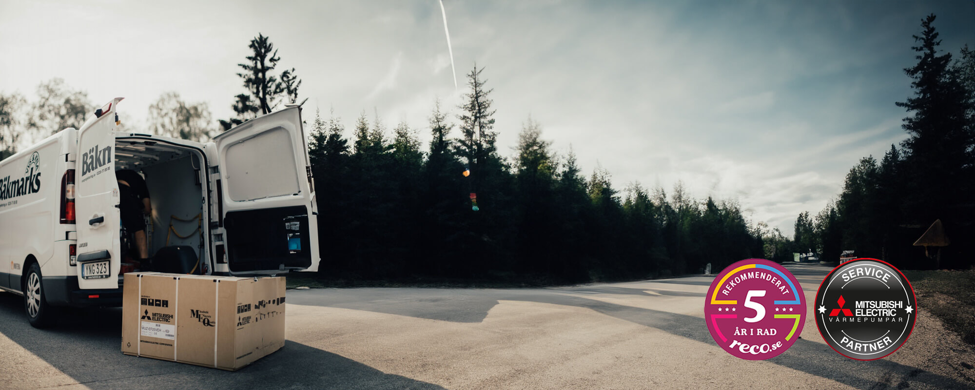 Bäkmarks värmepumpar leverans i Halland