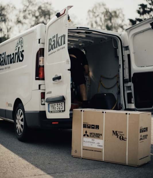 Bäkmarks värmepumpar leverans i Halmstad med omnejd