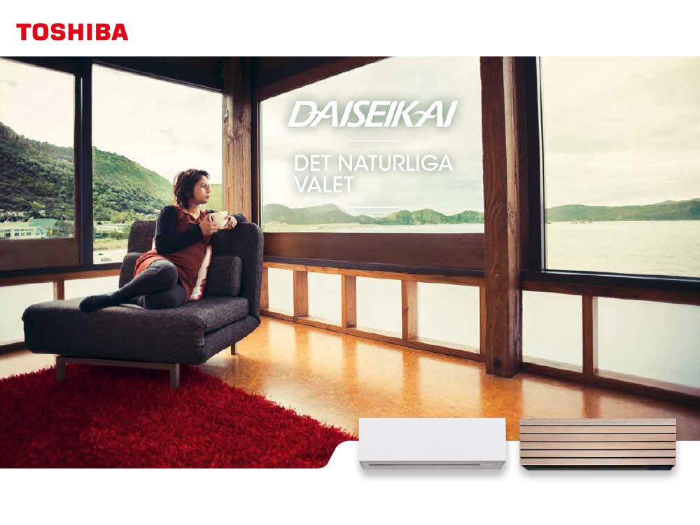 Katalogbild Daiseik Toshiba Bärkmarks värmepumpar